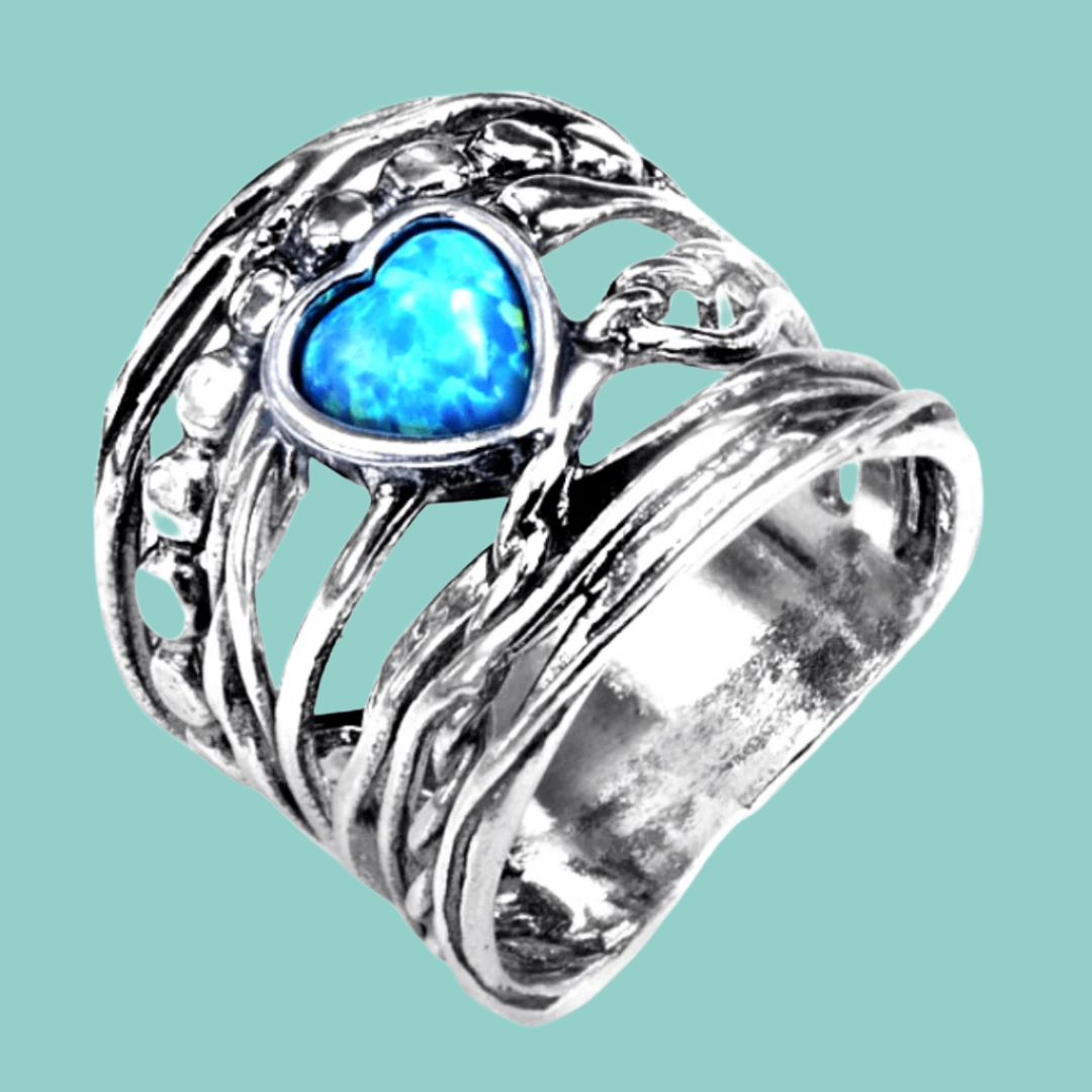 Blue Noemi Israel Sterling Silver high quality Opal