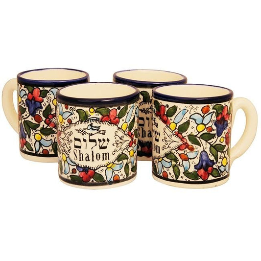 Armenian ceramic Shalom Mug - Bluenoemi