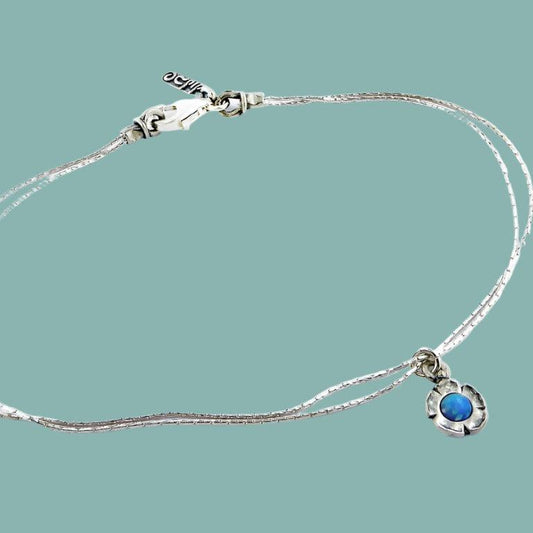 Sterling Silver Anklet for Women - Bluenoemi