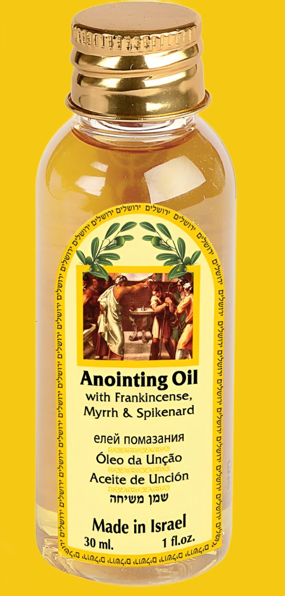 Anointing Oil in Ceramic Grafted In Bottle from Israel