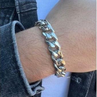 Bluenoemi Jewelry Fine Jewelry Stainless Steel Bracelet for Man by Israeli designers.