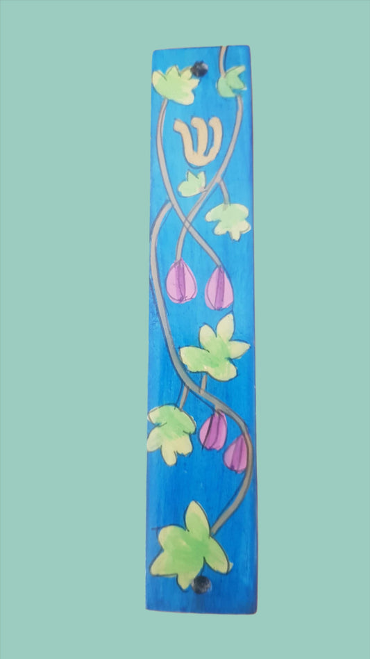 Bluenoemi Jewelry Home-Decor 15X2.8x1.5 cm / multicolor Mezuzah for Door Gift