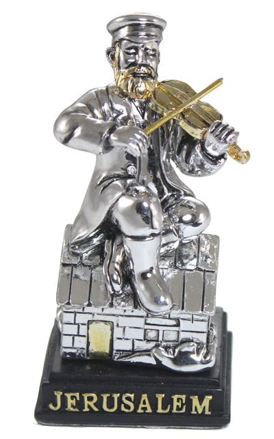 Bluenoemi Jewelry Home-Decor Fiddler on the roof Figurine Musician Hassid Figurine.