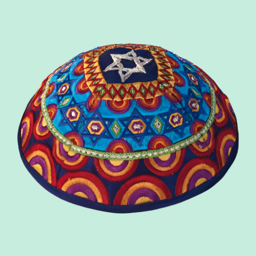 Kippah from Jerusalem - Bluenoemi