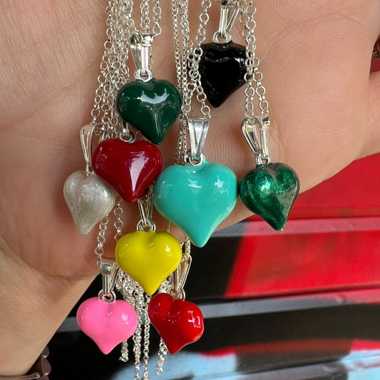 Bluenoemi Jewelry Necklaces & Pendants Necklace for women. Heart pendant with an amethyst zircon. (Copy)