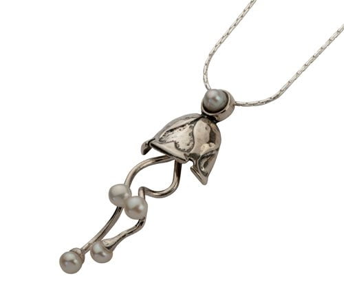 Sterling silver necklace for woman. - Bluenoemi