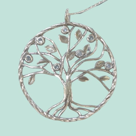 Jewish Tree of Life Necklace. - Bluenoemi