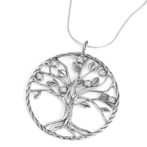 Jewish Tree of Life Necklace. - Bluenoemi