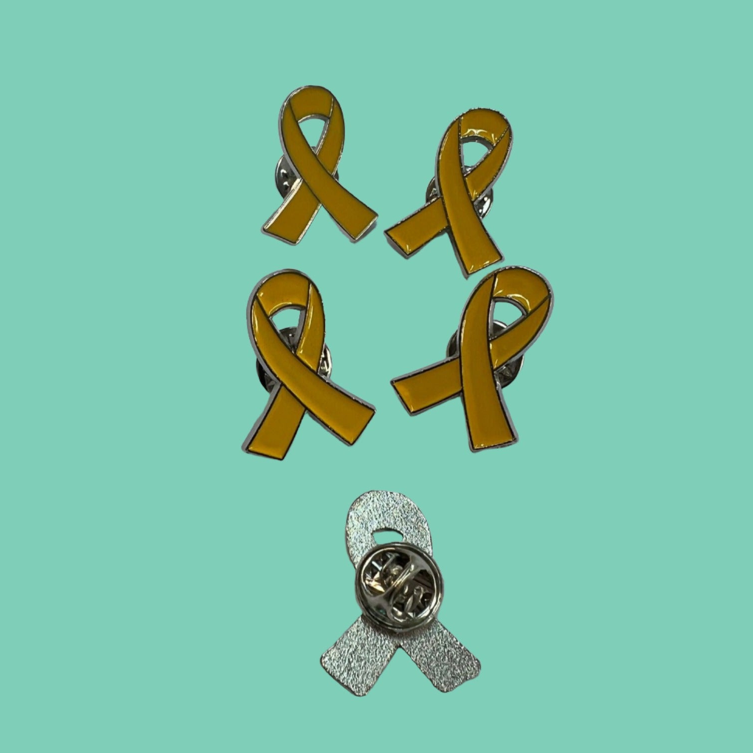 Yellow ribbon brooch Bring them Back. - Bluenoemi