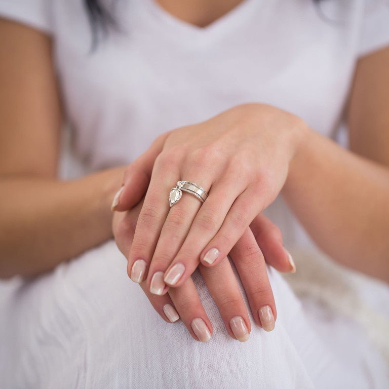 Sterling silver ring for woman, delicate rings - Bluenoemi