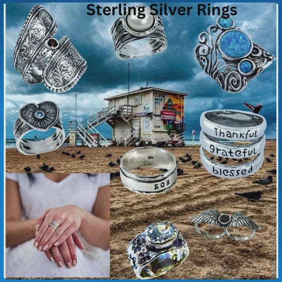 sterling silver rings
