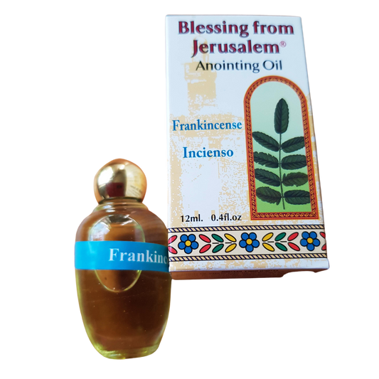 Bluenoemi Anointing Oil Frankincense Frankincense Incienso Anointing Oil Made in Israel the Land of the Bible 12 ml