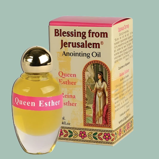 Queen Esther Anointing with oil Bible plants and flowers. 12 ml - 0.4 oz - Bluenoemi