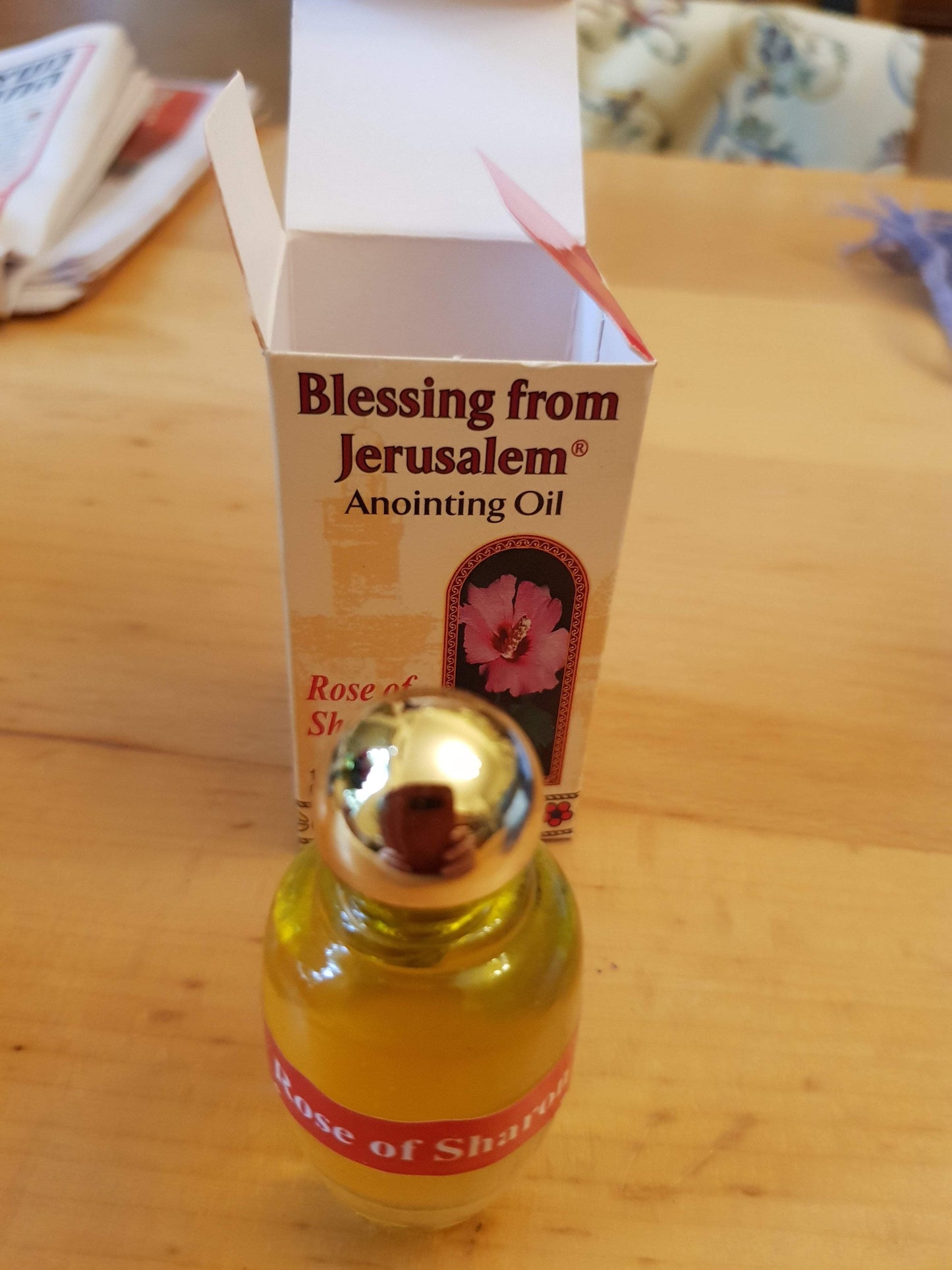 Rose of Sharon Anointing Oil with Biblical Spices 10ml - Bluenoemi