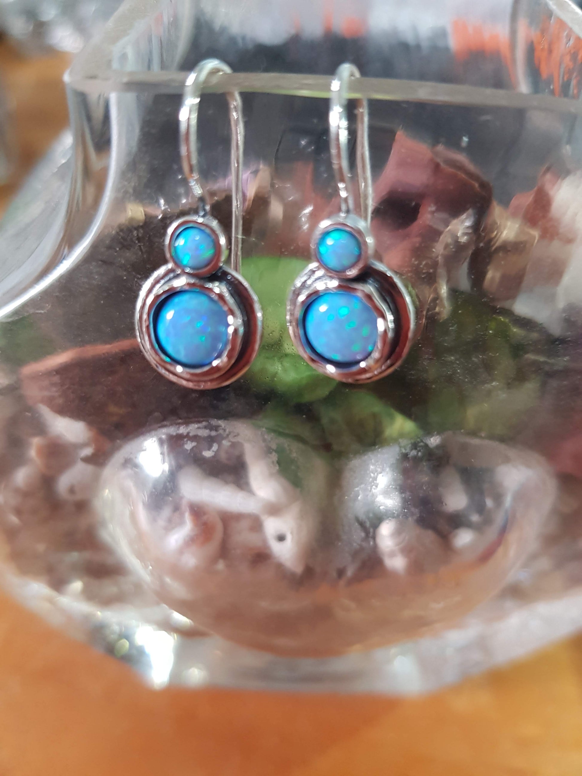 High quality silver earrings. Handmade earrings for sale. - Bluenoemi