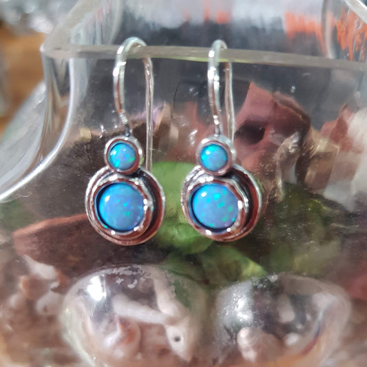 High quality silver earrings. Handmade earrings for sale. - Bluenoemi