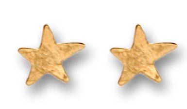 Stud Star Earrings from Bluenoemi 9 KT Gold Post Earrings - Bluenoemi