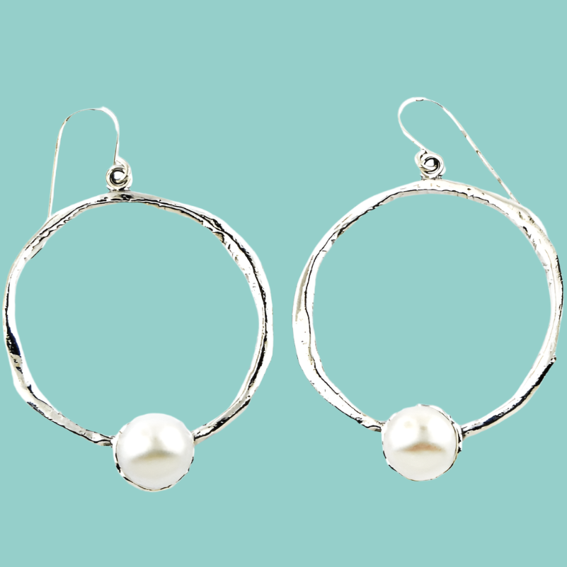 sterling silver hoop earrings near me dangle earrings - Bluenoemi