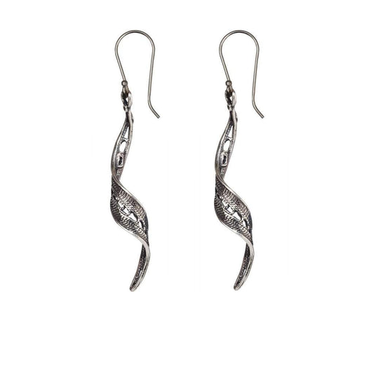 Earrings sterling silver 925 spiral design / earrings for woman - Bluenoemi