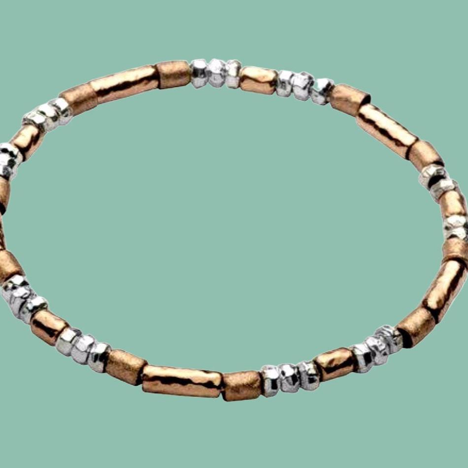 Bluenoemi Jewelry Bracelets Sterling Silver and goldfilled bracelet. Sterling silver bracelets for woman.