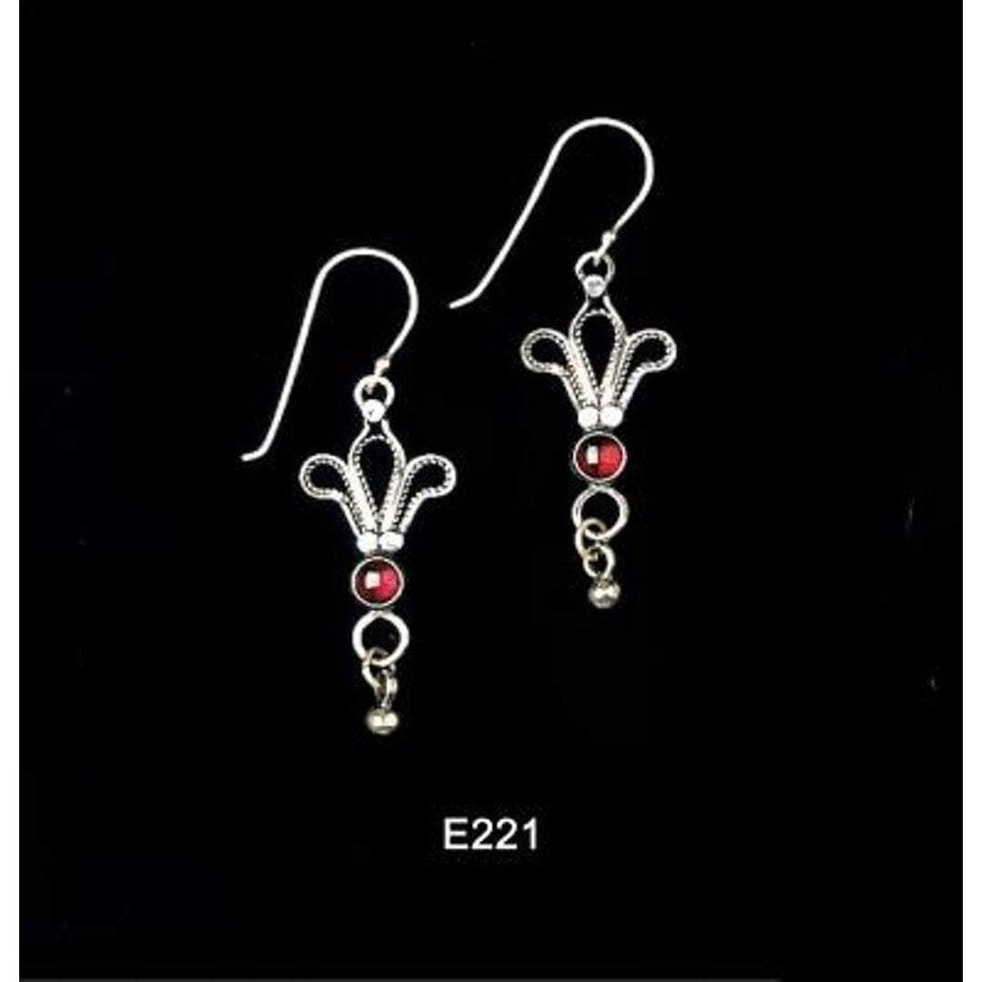 Bohemian Jewelry. Sterling silver earrings - Bluenoemi