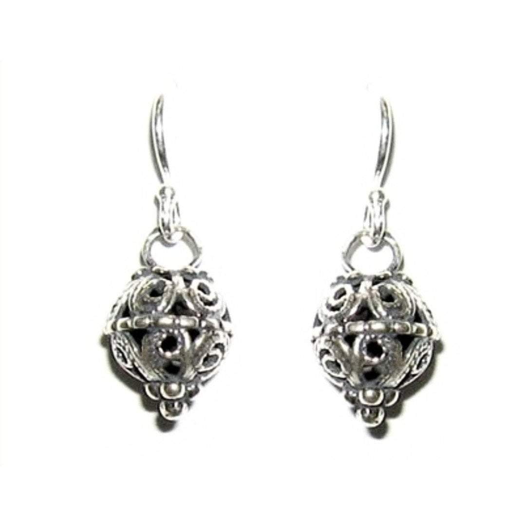 Sterling silver earrings, silver earring sterling, Silver Filigree earrings. Ethnic silver jewelry - Bluenoemi