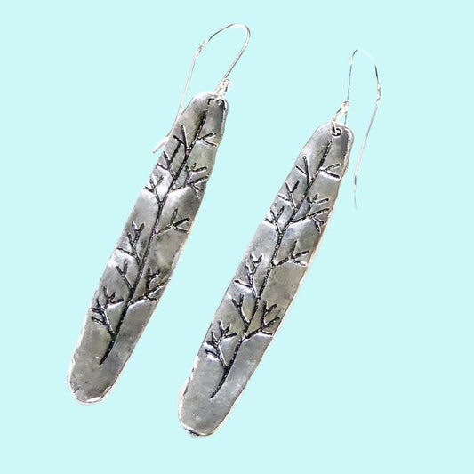 Unique designer ready made jewlery earrings, silver jewelry for woman - Bluenoemi