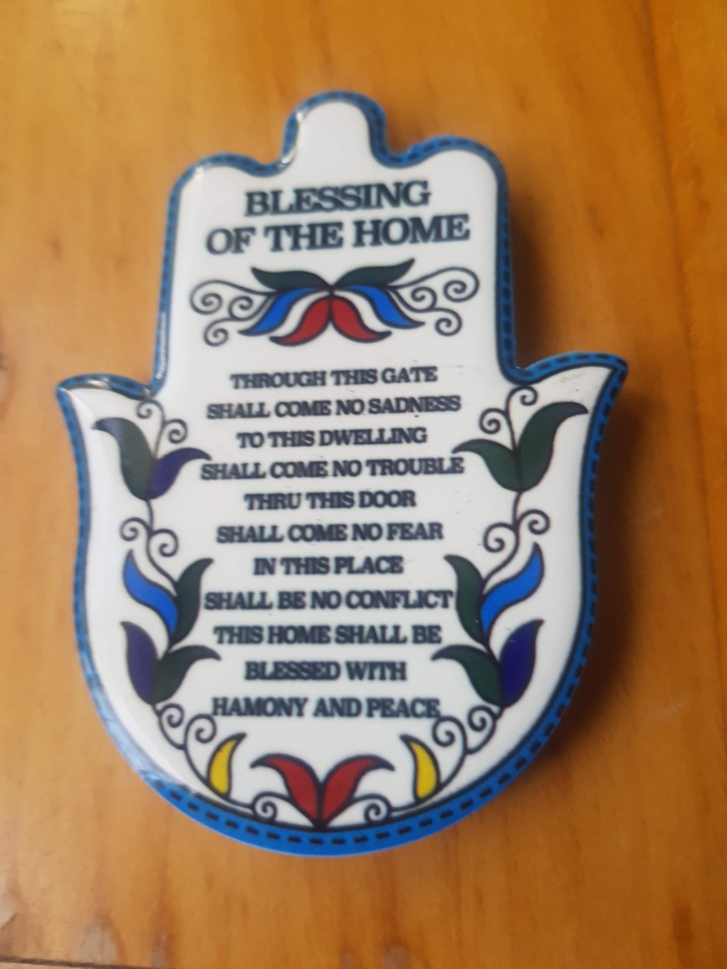 Israel Fridge magnet Hamsa Mazel magnet. Jewish gifts. Passover gift. Hanukkah. - Bluenoemi