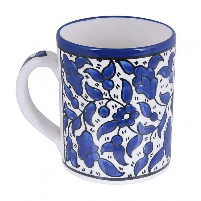 Large Mugs Handpainted Ceramics - Bluenoemi