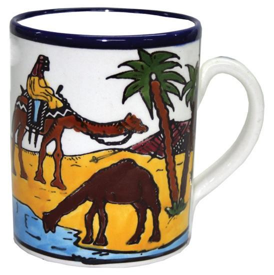 Large Mugs Handpainted Ceramics - Bluenoemi