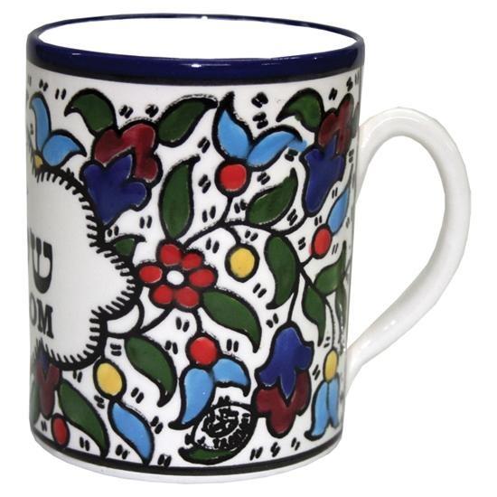 Large Mugs Handpainted Ceramics - Bluenoemi