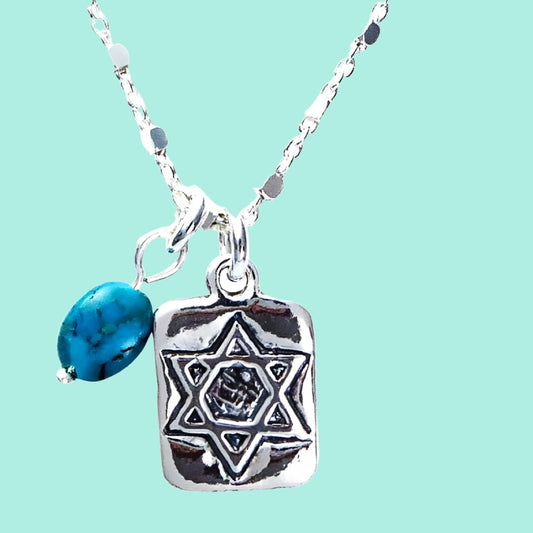 David Star Jewelry Bluenoemi Israel Sterling silver 925 Jewish Jewelry - Bluenoemi