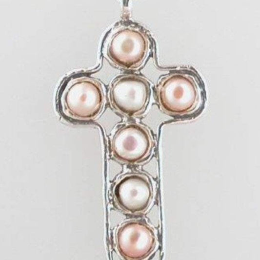 Holy land jewelry, Holy Land Cross necklace, Christian Cross Sterling Silver cross - Bluenoemi