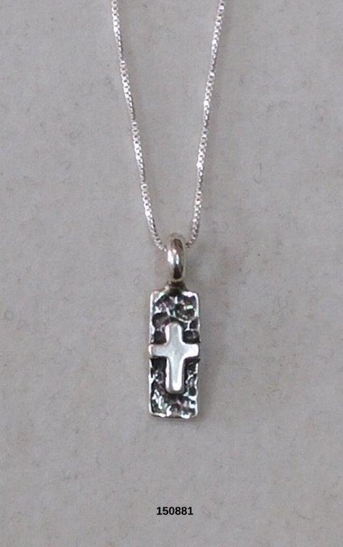 Cross pendant, Sterling Silver cross necklace - Bluenoemi