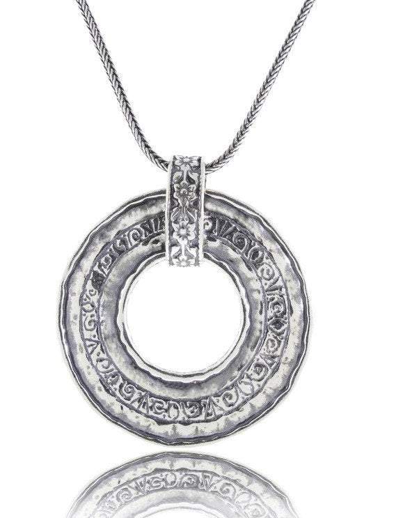 Sterling silver necklace bohochic jewel Israeli Jewelry for woman - Bluenoemi