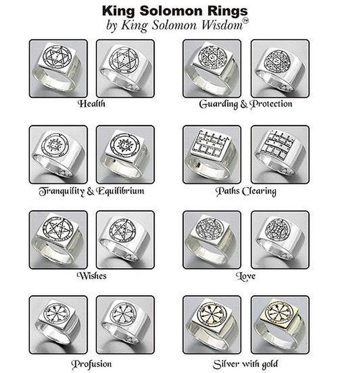 Israeli Jewelry Seal of Solomon Ring for Love, Sterling Silver king Solomon's ring for Woman. Anillo de Salomon - Bluenoemi