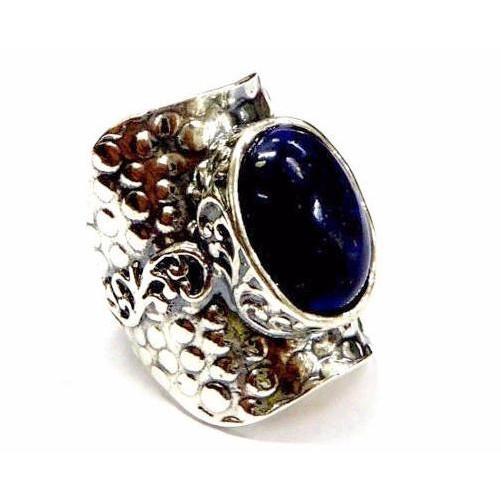 onyx rings womens gemstone ring , silver ring for woman , bohemian rings - Bluenoemi