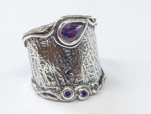 Sterling silver ring for women, Hippie ring for woman - Bluenoemi