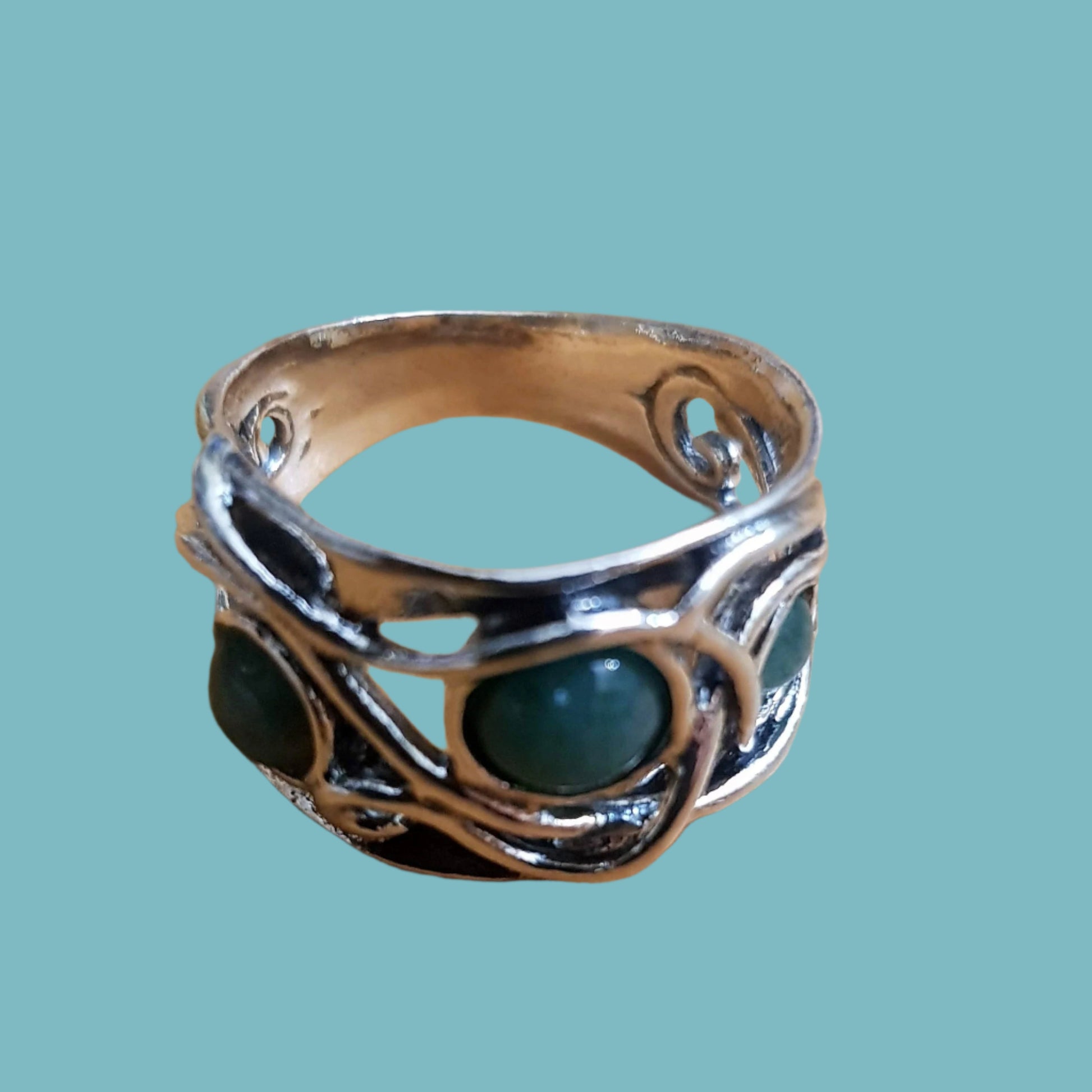 Bluenoemi rings from Israel. Sterling silver ring for woman. Set with gemstones. - Bluenoemi