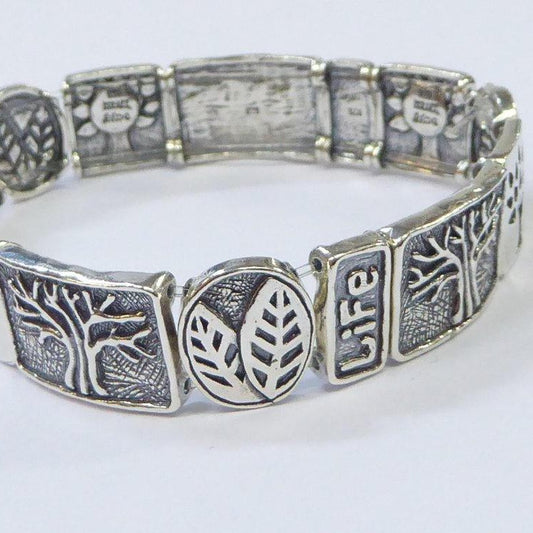 Bluenoemi Jewelry Sterling Silver Tree of Life Bracelet Designer Jewelry, Bracelets for Woman. Israeli Jewelry.