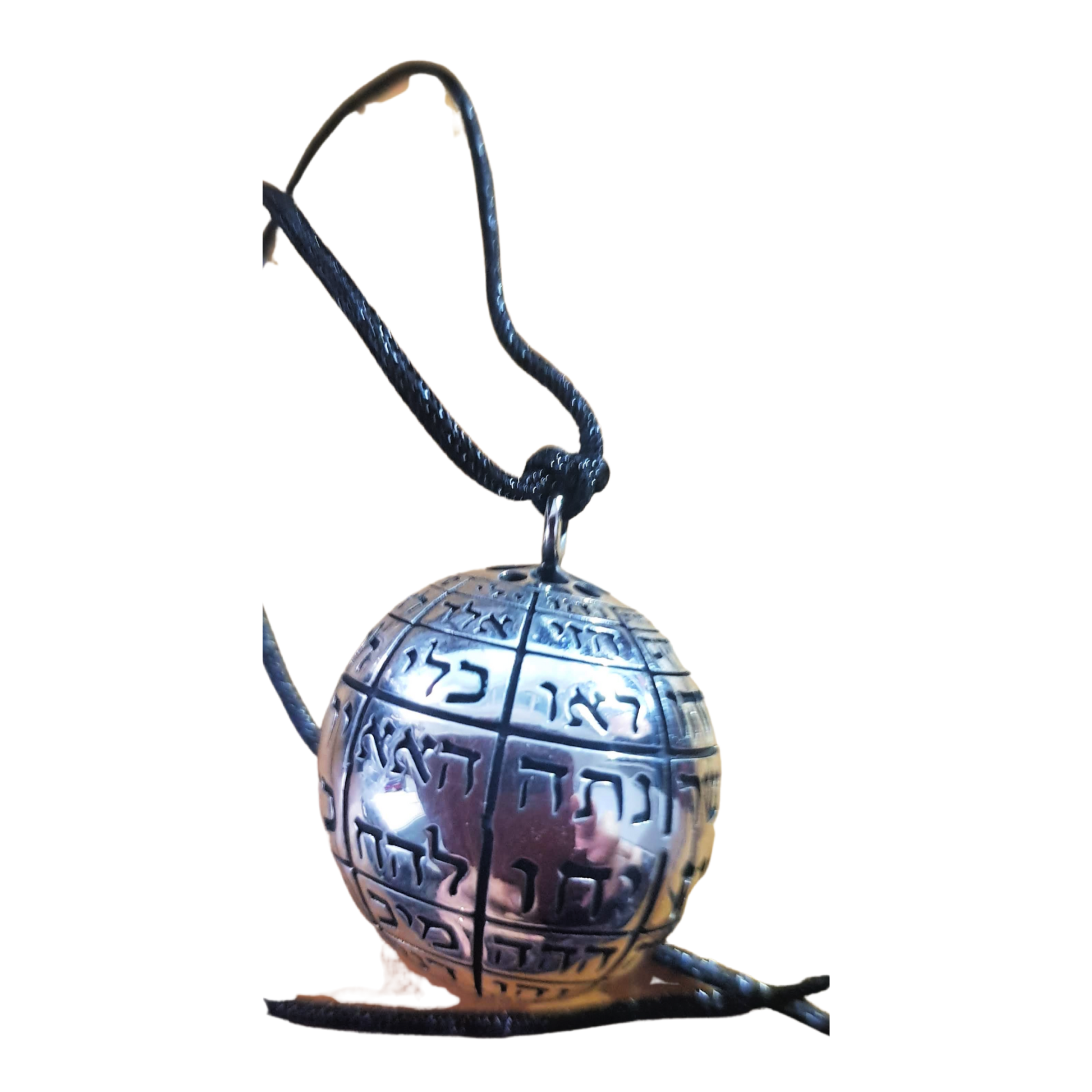 Amulet-ball Ana Be Coach Prayer Pendant / Amulet-ball 72 of the Lord's name Silver 925 King Solomon - Bluenoemi