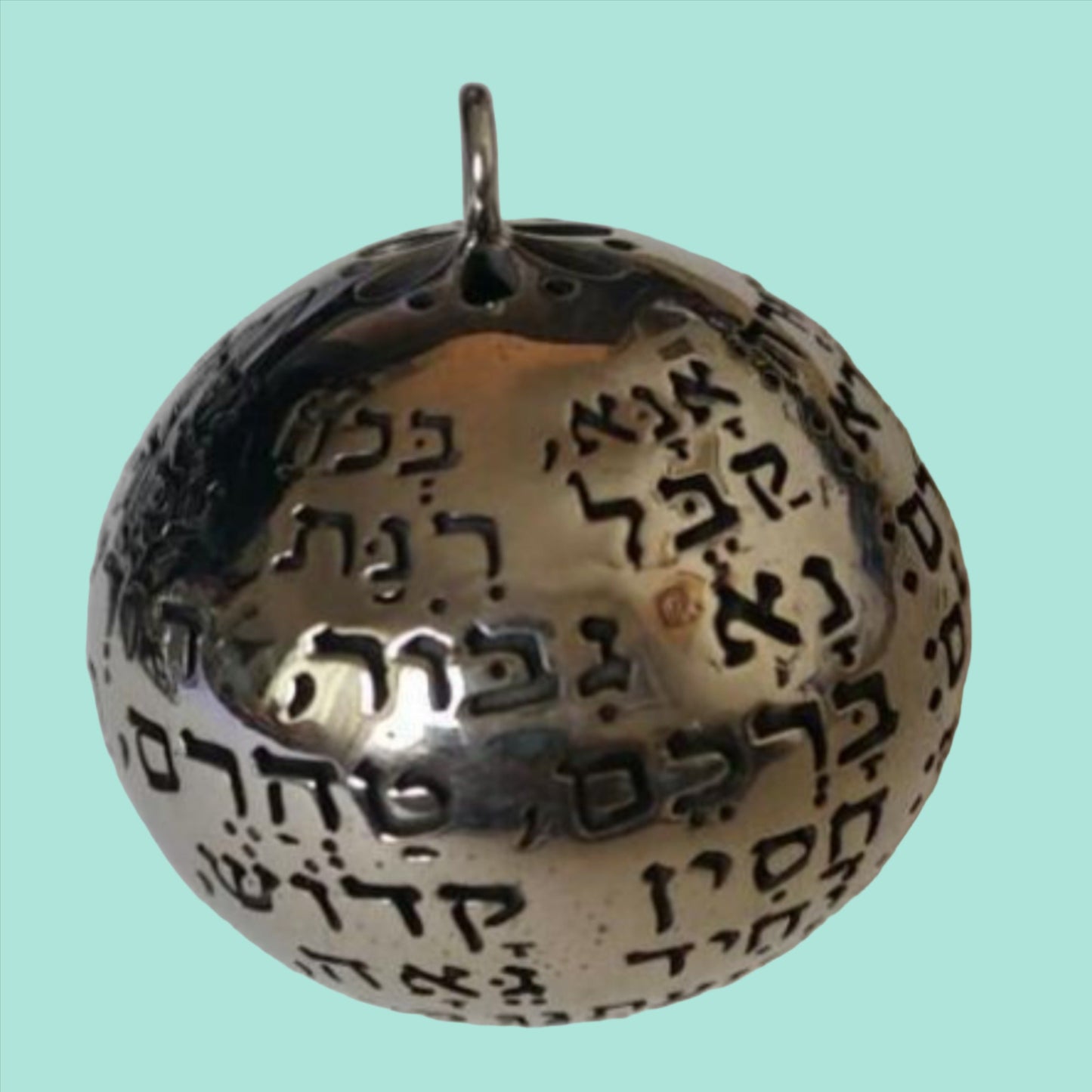 Amulet-ball Ana Be Coach Prayer Pendant / Amulet-ball 72 of the Lord's name Silver 925 King Solomon - Bluenoemi