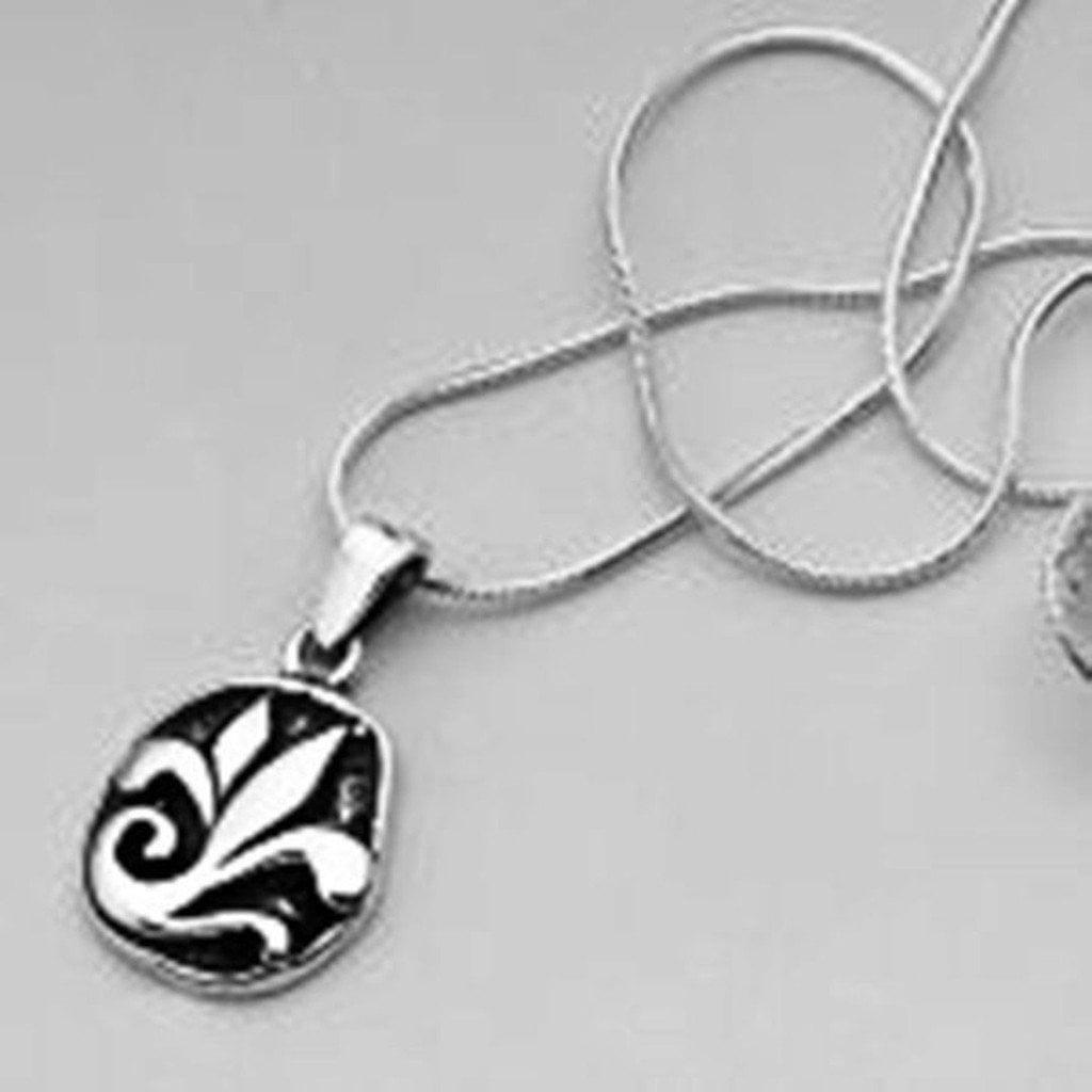 Bluenoemi Necklaces & Pendants silver Sterling silver necklace , Fleur de Lis Gothic pendant