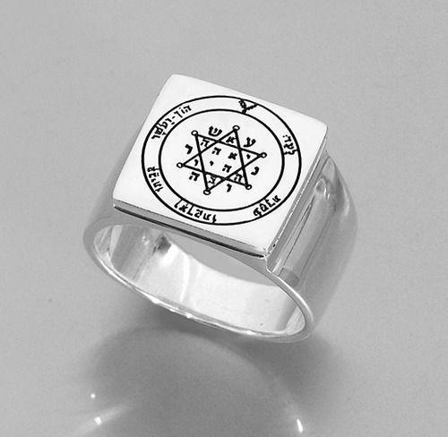 Solomon Seal Ring for Tranquility and Equilibrium. King Solomon's Ring. - Bluenoemi