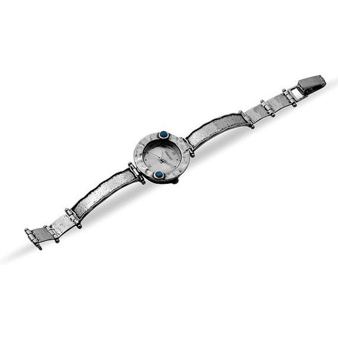 Sterling Silver Watch. Handcrafted Sterling Silver 925 Bracelet Watch Japanese movement - Bluenoemi