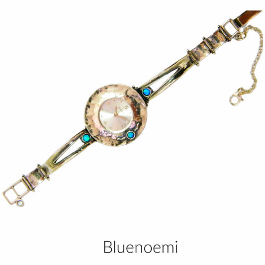 Sterling Silver Watch. Handcrafted Sterling Silver 925 Bracelet Watch. Japanese movement - Bluenoemi