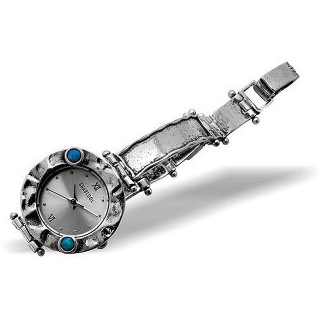 Sterling Silver Watch. Handcrafted Sterling Silver 925 Bracelet Watch Japanese movement - Bluenoemi